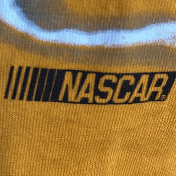 NASCAR DOUBLE SIDED Kyle Busch M&Ms
Joe Gibbs  Racing Yellow T-Shirt 2XL - Picture 8 of 8